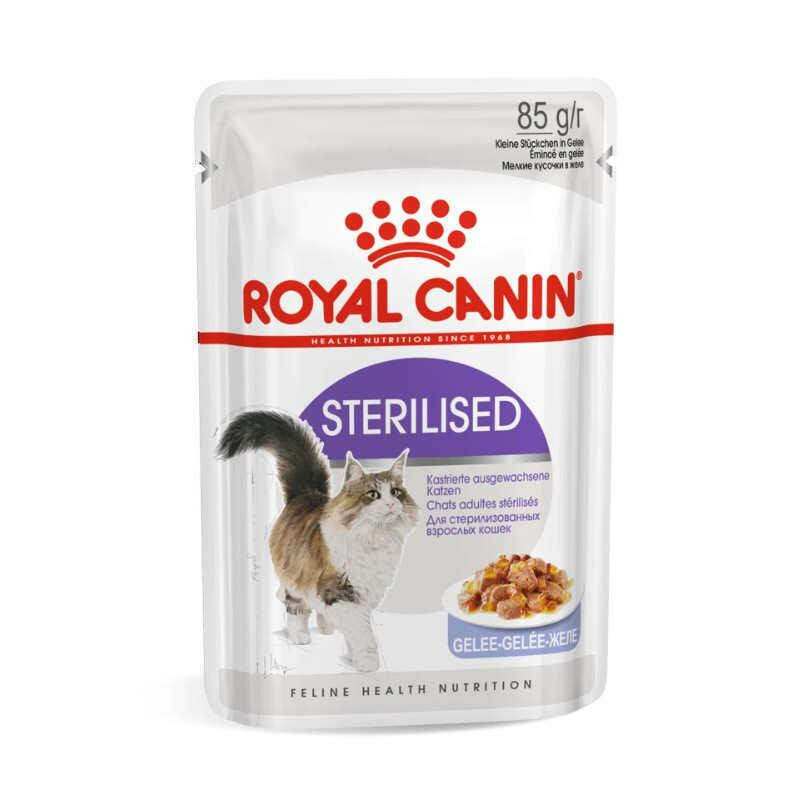 Royal Canin Sterilised Jelly (Роял Канин Стерелайзд желе) влажный корм для стерилизованных кошек 85 г х 12 шт Запорожье - изображение 1