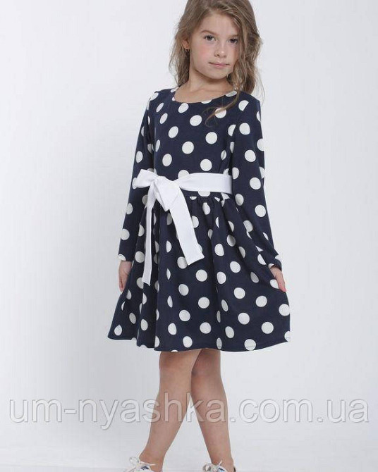 Красиве шкільне плаття з довгими рукавами 116-146 Кривий Ріг - фото 3