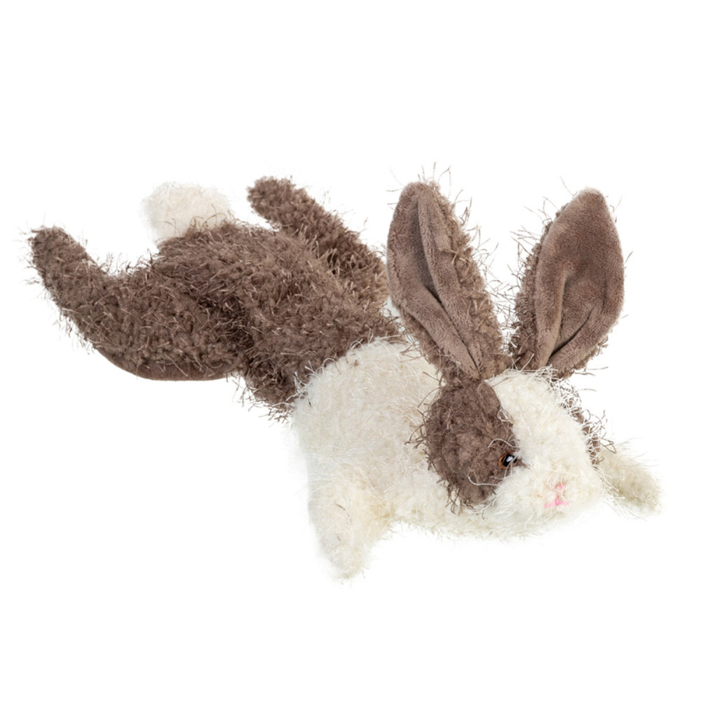 Іграшка для собак Заєць, шкурка з пищалкою GiGwi Plush Friendz, текстиль, 47 см Київ - фото 1