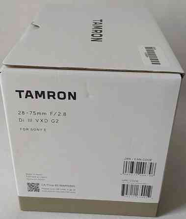 Объектив: Tamron 28-75mm.f2.8 Di III VXD G2 (Sony E) Харьков