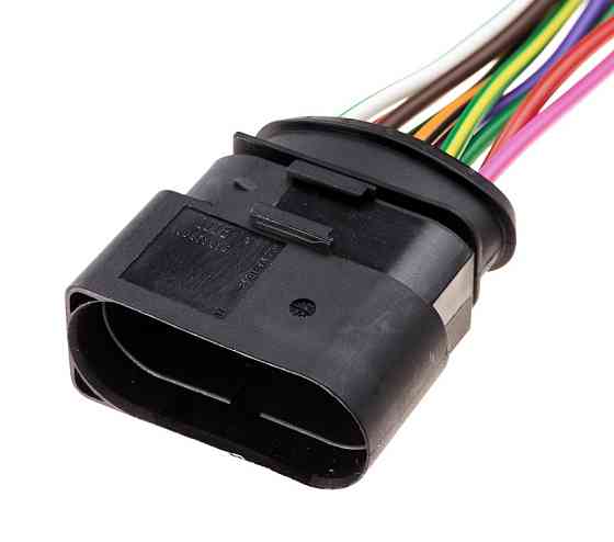 Разьем коннектор с проводом, 10-кон., Фара,  1J0973835,  VAG Германия, Франция, Германия Много Audi, Bugatti, Porsche, Seat, Киев