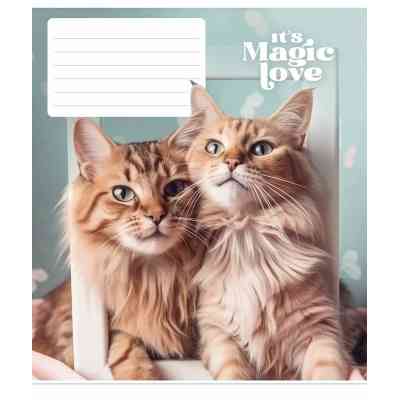 Зошит Школярик It's a magic love 12 аркушів лінія (012-3300L) Вінниця
