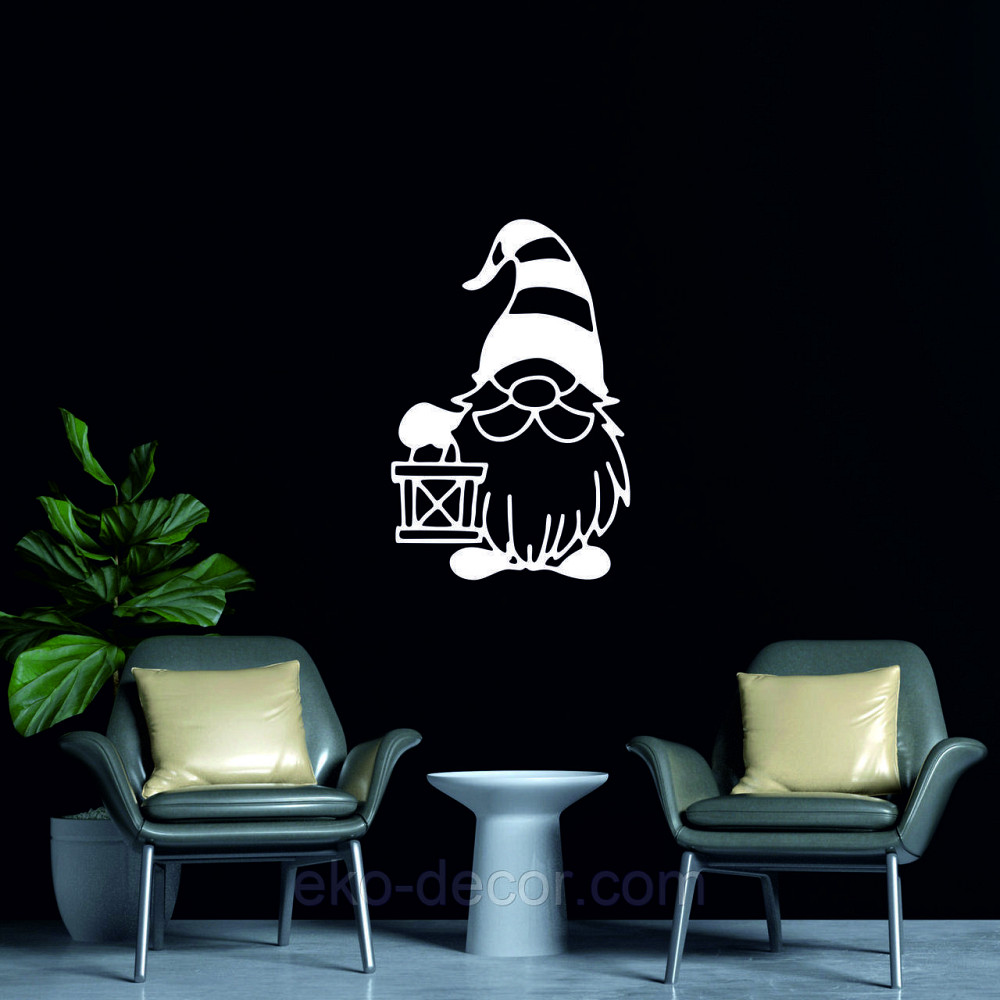 Декоративне настінне Панно «Гном», Декор на стену Київ - фото 4