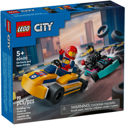 Конструктор LEGO City Картинг і гонщики 99 деталей (60400) Вінниця - фото 1