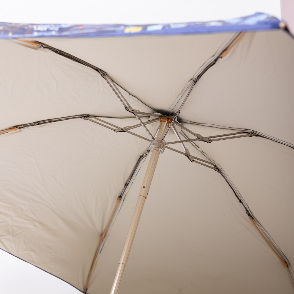 Парасолька механічна Ван Гога «Зоряна ніч» міцна надійна з поліестеру діаметр 91 см HP-23-1BL Київ - фото 5