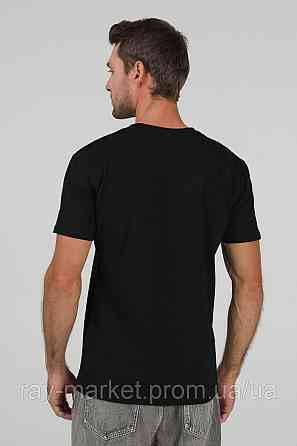 Футболка базова Ray Premium Fit чоловіча чорна (U0102-Black) Київ