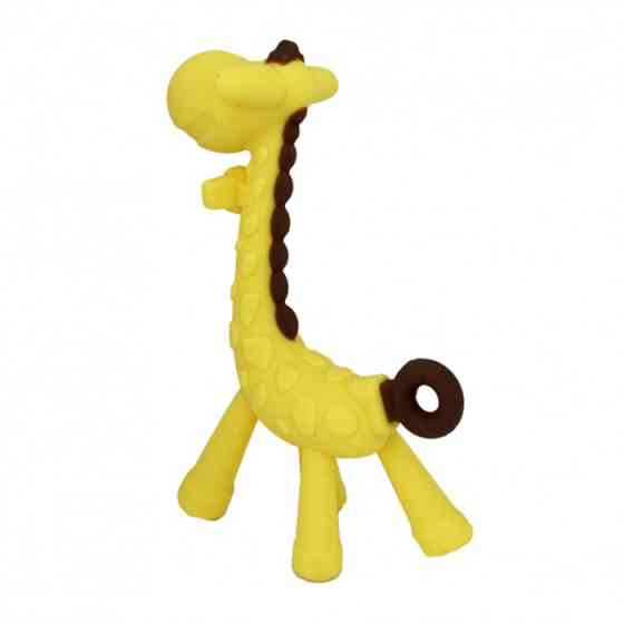 Силіконовий прорізувач "Жираф" MGZ-0416(Yellow) в футлярі Вінниця