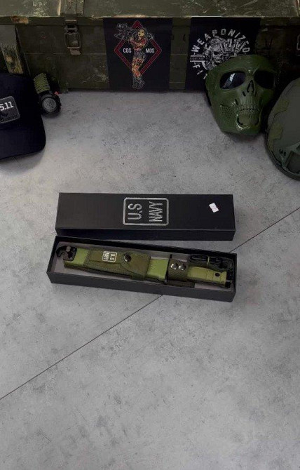 Ніж U.S. Navy олива Одеса - фото 2