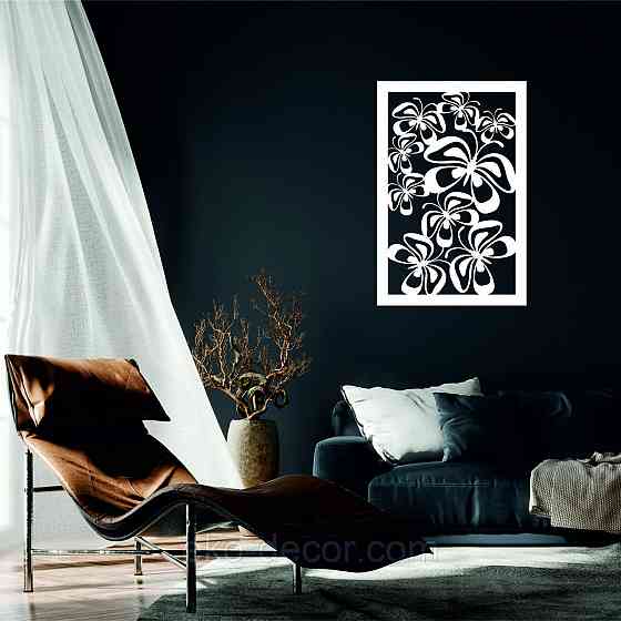 Декоративне настінне 3D Панно «Метелики» Декор на стіну з об'ємом Київ