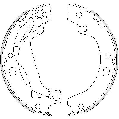 Гальмівні колодки REMSA 4753.00 Вінниця - фото 1