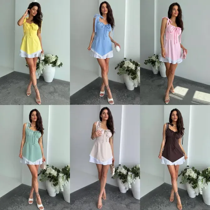 Стильное платье для летнего льна Одесса - изображение 2