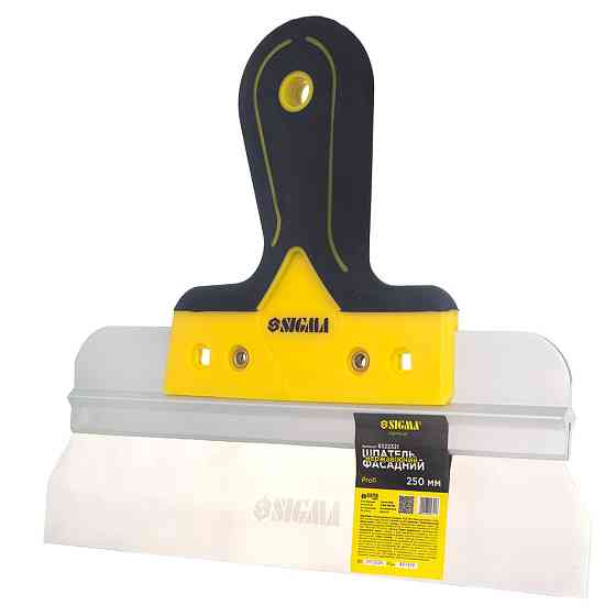 Шпатель неіржавкий фасадний Profi 250 мм SIGMA (8322321) Київ