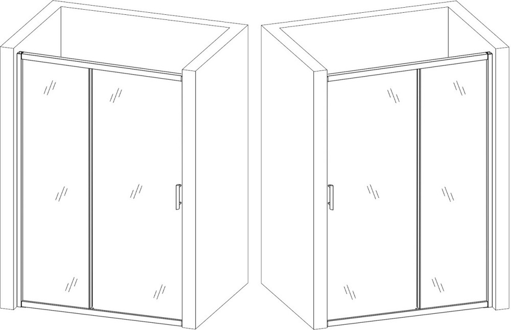 Душевые двери TORMES 120FS BRAVO (2уп.) Киев - изображение 8