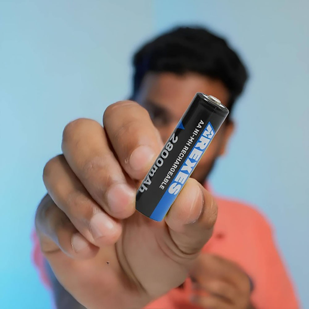 Аккумулятор пальчиковый АА, 2800mAh, 1,2v (1 шт) Arexes / Аккумуляторная батарейка / Многоразовая батарейка Киев - изображение 8