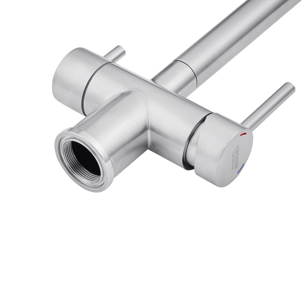 Змішувач для кухні з підключенням до фільтра Kroner KRP Edelstahl Klassisch - ESG03815BLK Київ - фото 7