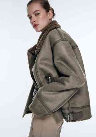 Дубленка женская на змейке S Харьков