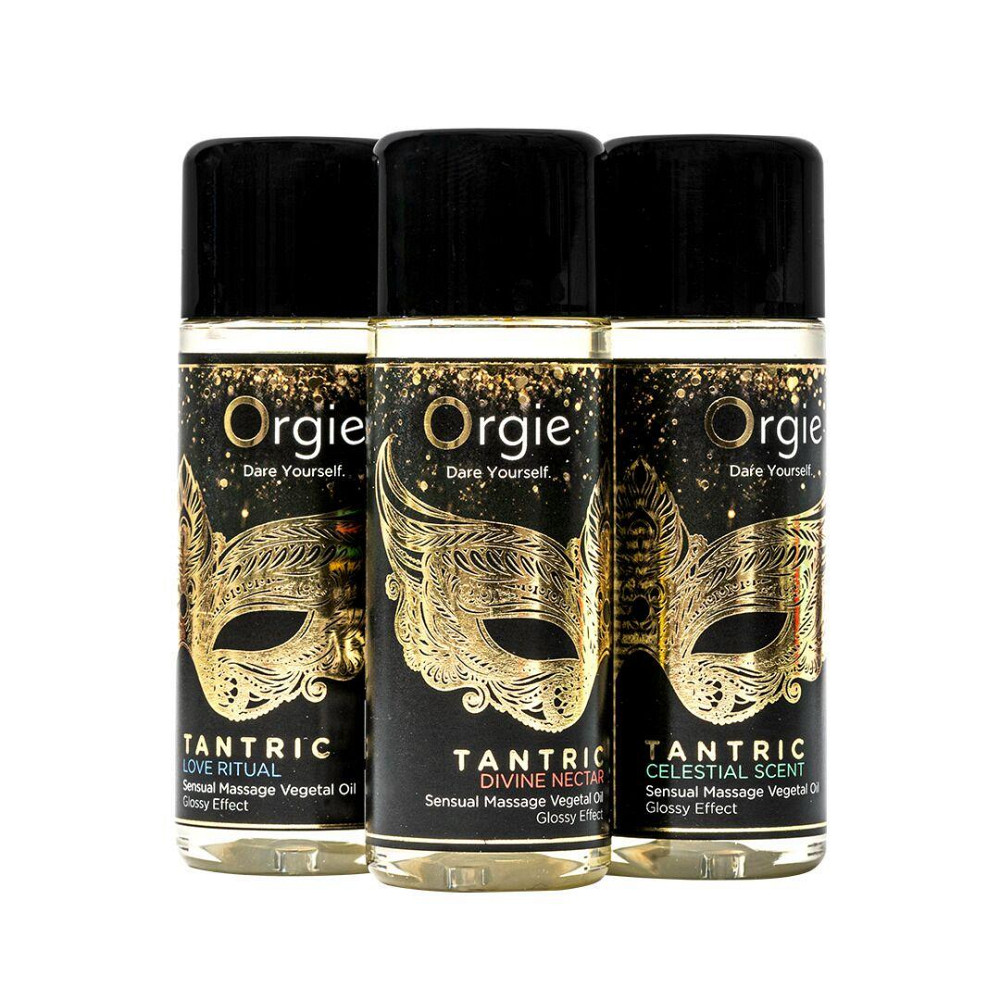 Набор масел для тантрического массажа Orgie – Tantric Mini Size Collection (3х30 мл), увлажнение Sex Aura Киев - изображение 4