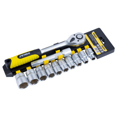 Набір головок Sigma 1/2&quot; з набором насадок та подовжувачем 12шт CrV mid (6003701) Вінниця - фото 2