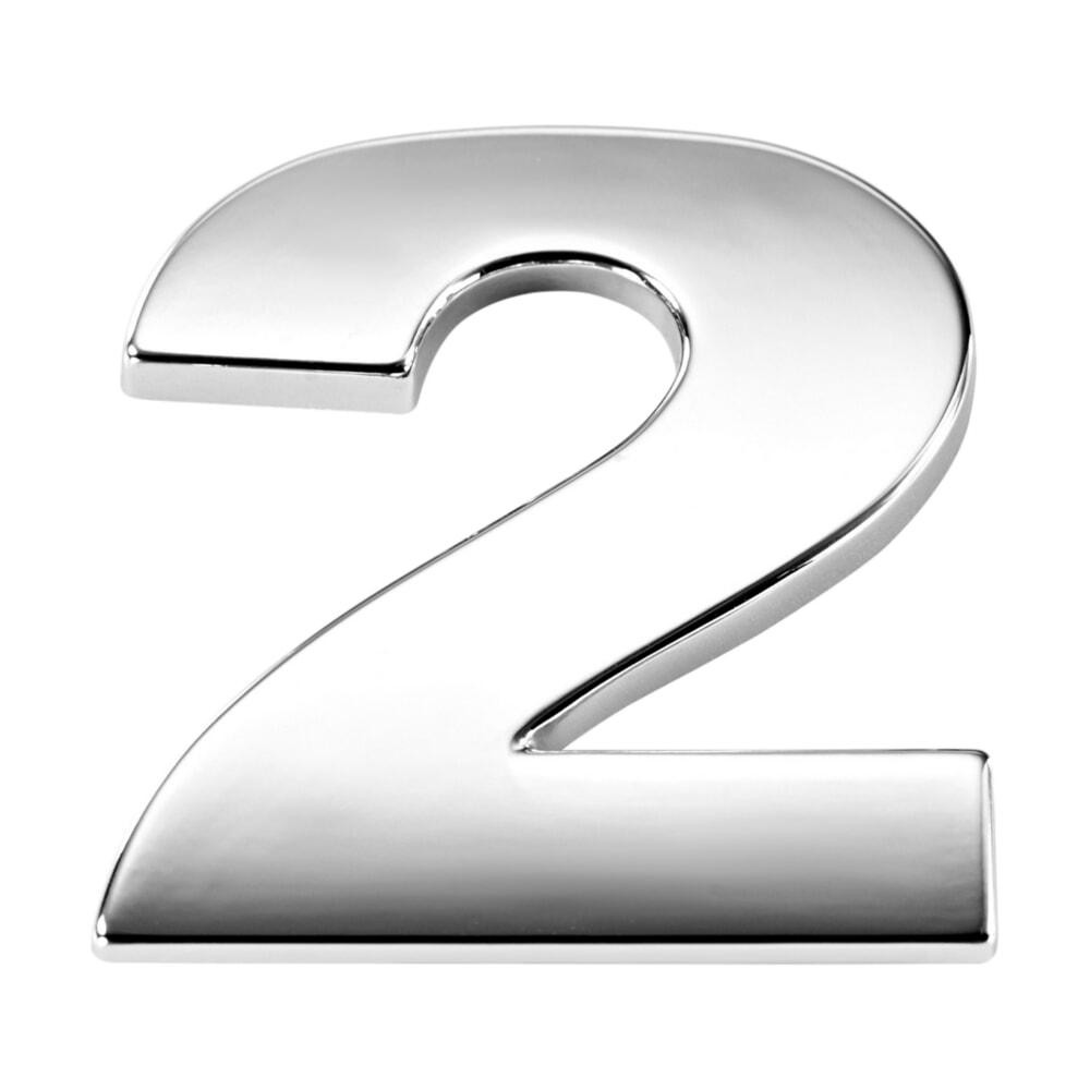 Наклейка 2 см Цифра 2 Київ - фото 1