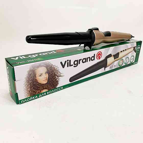 Плойка-щипцы для прикорневого объема ViLgrand VHC-3041LC 40 Вт, Конусные плойки для завивки волос KR-79 Львов