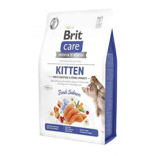 Сухой корм Brit Care Cat by Nutrition Kitten Gentle Digestion  Immunity для котят, с лососем, 2 кг Киев