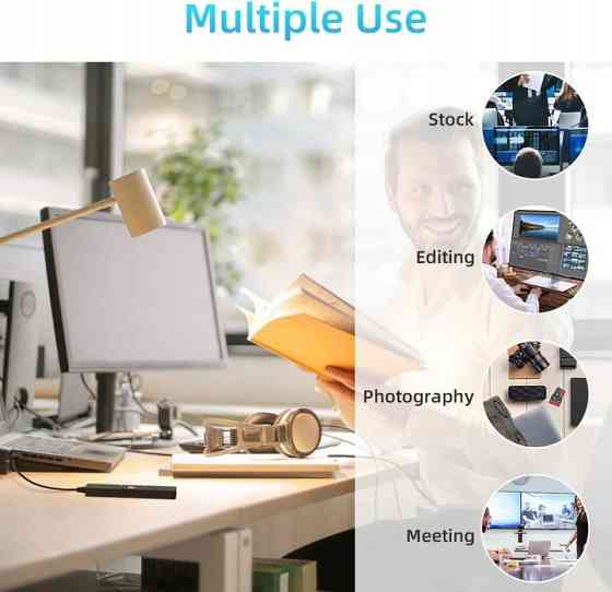 Концентратор USB Hub Хаб USB-C E-VATAR 6-в-1 USB 1 HDMI, 2 USB 3.0, 100 Вт PD3.0, 1 SD/TF Киев