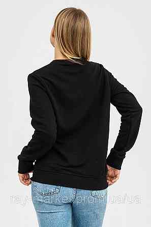 Свитшот базовый утепленный Ray Basic женский черный (U0301W-Black) L Киев