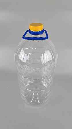 Пластикова пляшка ПЕТ 10 літра Ø 48 прозора з кришкою з ручкою (20 шт.) Харків