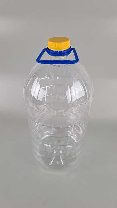 Пластикова пляшка ПЕТ 10 літра Ø 48 прозора з кришкою з ручкою (20 шт.) Харків - фото 3