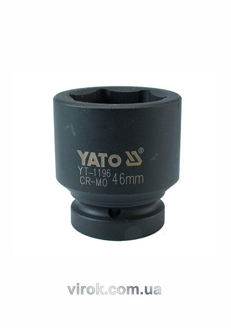 Головка торцева ударна 6-гранна YATO : квадрат 1