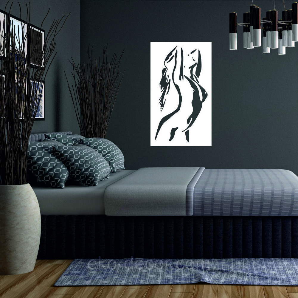 Декоративне настінне Панно «Силует жінки», Декор на стіну Київ - фото 2