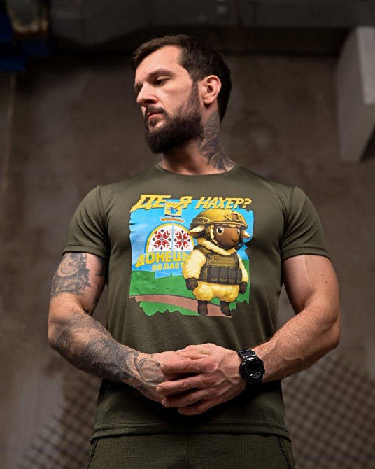 Тактична потовідвідна футболка Де я oliva ПП7850 Одеса - фото 4