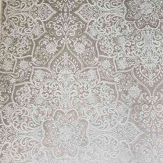 Шпалери флізелінові еко Rasch Kerala 0.53х10 м вензелі східний малюнок сірі білі сріблясті Київ
