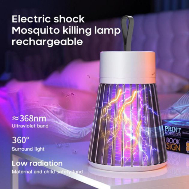 Уничтожитель насекомых для дома Electronic shock Mosquito killing lamp НА АККУМУЛЯТОРЕ для похода на природу UT-34 Львов - изображение 11