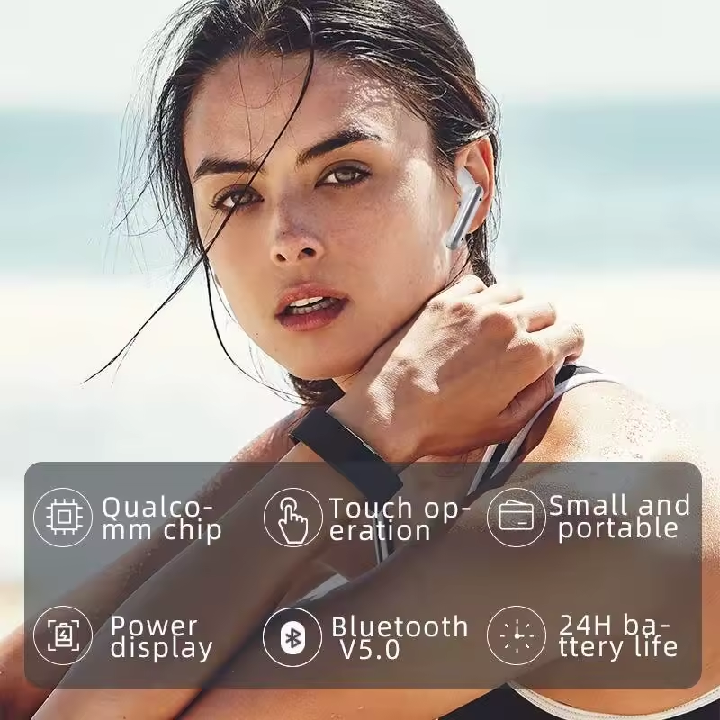 Беспроводные TWS наушники D28 Bluetooth 5.0, внутриканальные игровые наушники с активным шумоподавлением, влагозащита IPX5 Киев - изображение 17