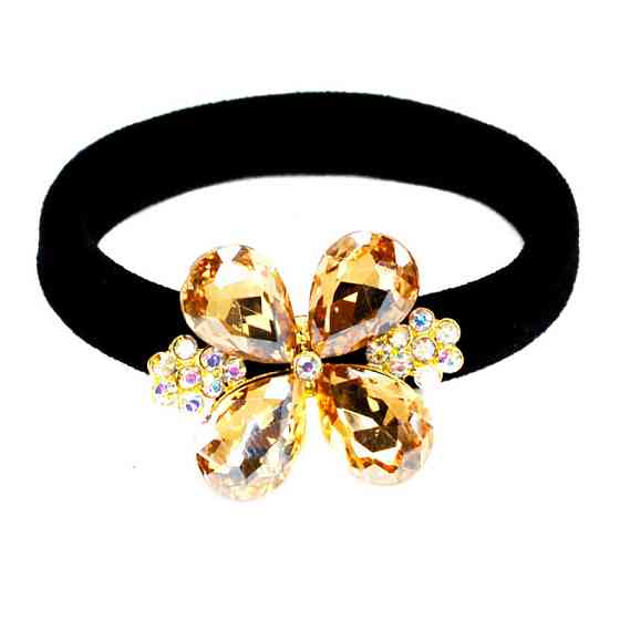 Дитяча резинка для волосся з камінчиками 0302-1056-2, 1 штука Вінниця