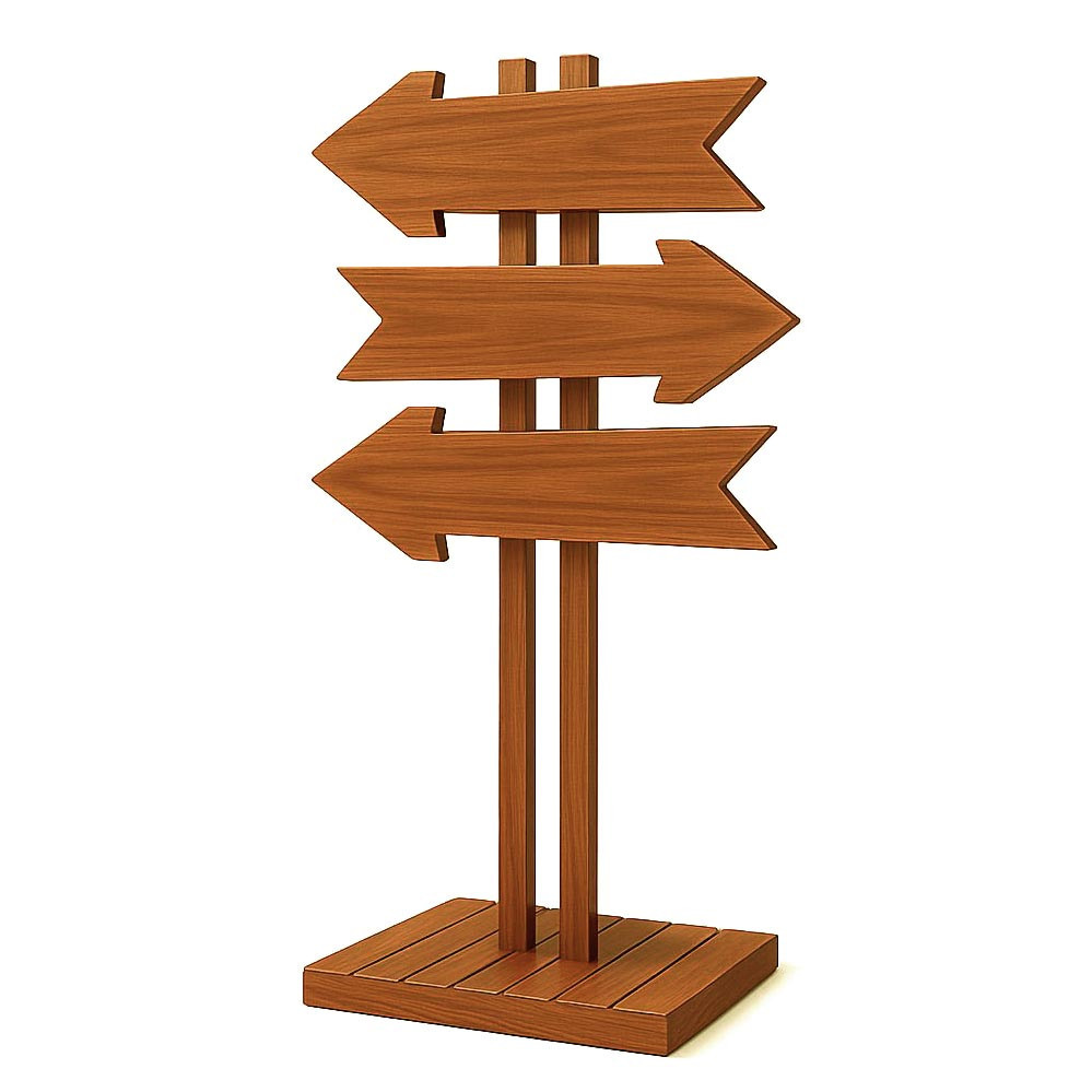 Напольная стрелка-указатель 