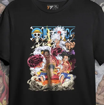 Футболка чоловіча з  принтом Ван Пис All Gear Розмір 48 Anime0018 Дніпро