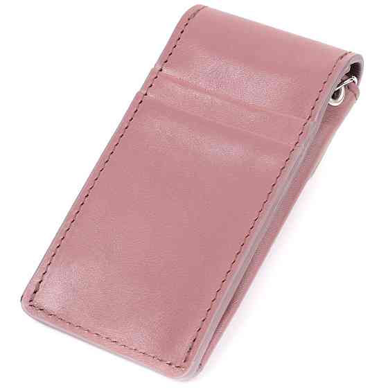 Жіноча незвичайна ключниця у вигляді футляра з натуральної шкіри GRANDE PELLE 22571 Бежевий Київ