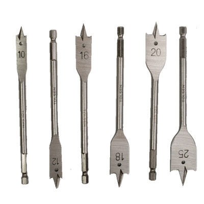 Набор сверл Tolsen плоских по дереву 6 шт 10, 12, 16, 18, 20, 25мм (75655) Винница - изображение 3