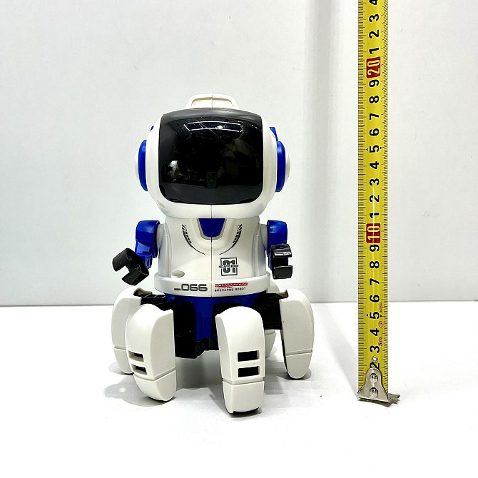 Робот на радіокеруванні Robot танцює мелодії підсвічування Біло-Синій (J1066A) Чернігів - фото 6