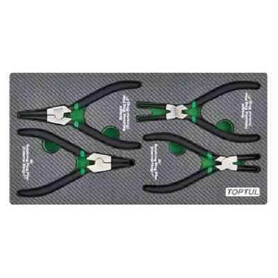 Плоскогубцы Toptul для стопорный колец 4шт. (в ложементе) (GEA0408) Винница