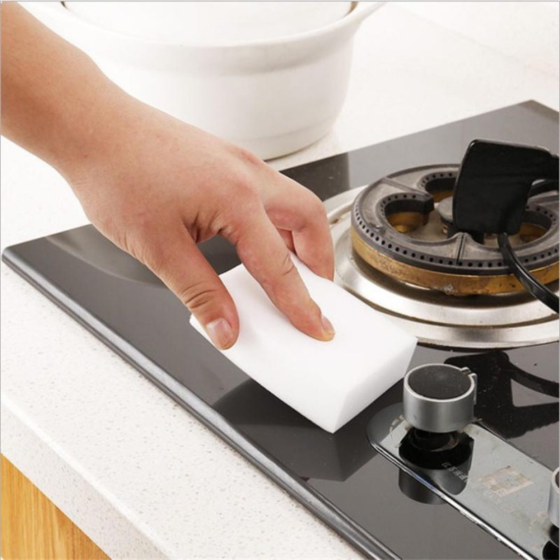 Набор меламиновых губок для чистки и уборки, для посуды, для мебели, раковины, мочалки для дома, кухни, ванной 25 шт. Каменец-Подольский