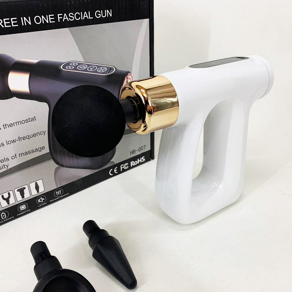 Вібраційний масажер для рук HB-007, Перкусійний масажер для тіла електричний Ударний пістолет UP-98 Івано-Франківськ - фото 9