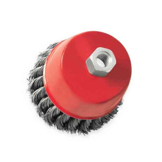 Щітка чашкова "болгарка" М14 пучки витого дроту 100мм Мукачево