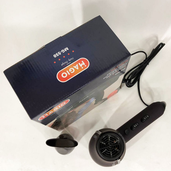 Фен з потужним мотором, Фен для волосся з насадками універсальний для укладання будь-якого волосся LH-55 Львів - фото 12