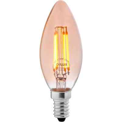 Лампочка Delux BL37B 4 Вт 2700K amber 220В E14 filament (90011682) Винница