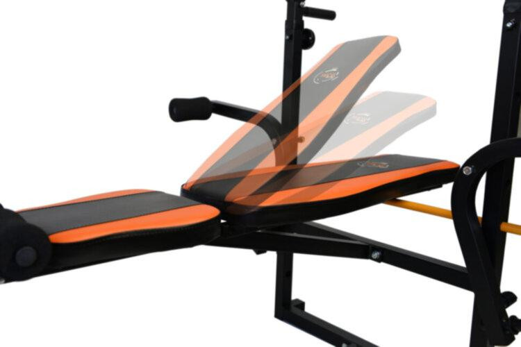 Лавка універсальна з верхньою тягою + Штанга 115 кг Гантелі, гирі, штанги та диски граниліт набір Київ - фото 5