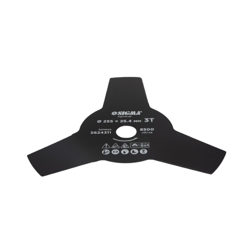 Ніж до садового тримера d255*25,4мм 3T SIGMA Житомир