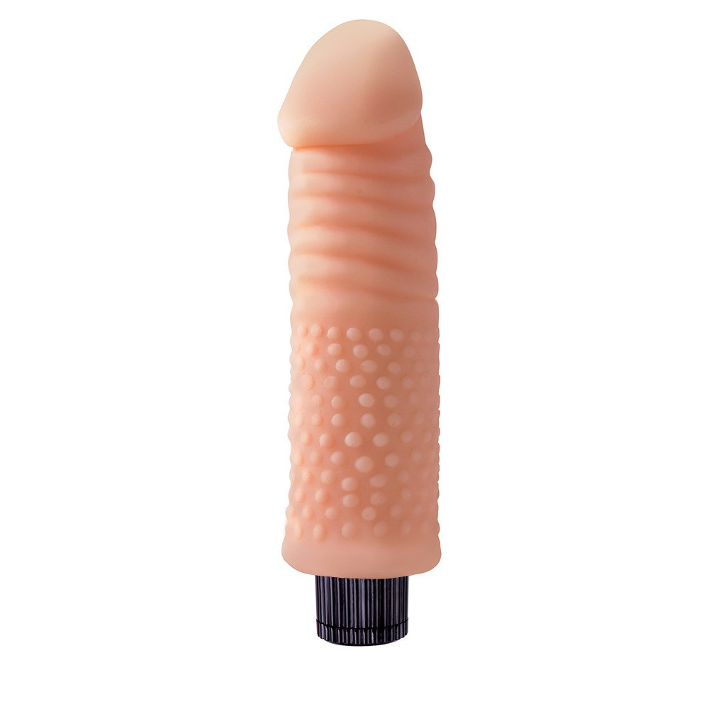 Вибратор реалистичный с рельефом Chisa Real Touch Cock No.05, бежевый Sex Aura Киев - изображение 2